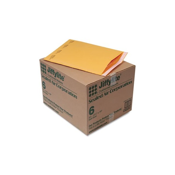 Essendant Industrial AA-Sealed Air Jiffylite 174; Self Seal Mailer, #6, 12-1/2in x 19in, Golden Brown, 50PK 39097 - main